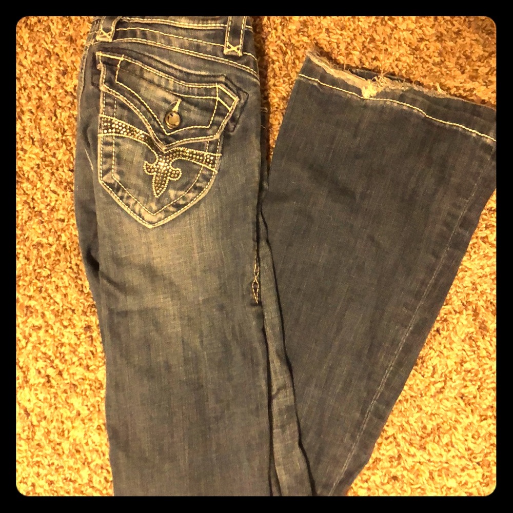 Lightly worn Rock revival jeans